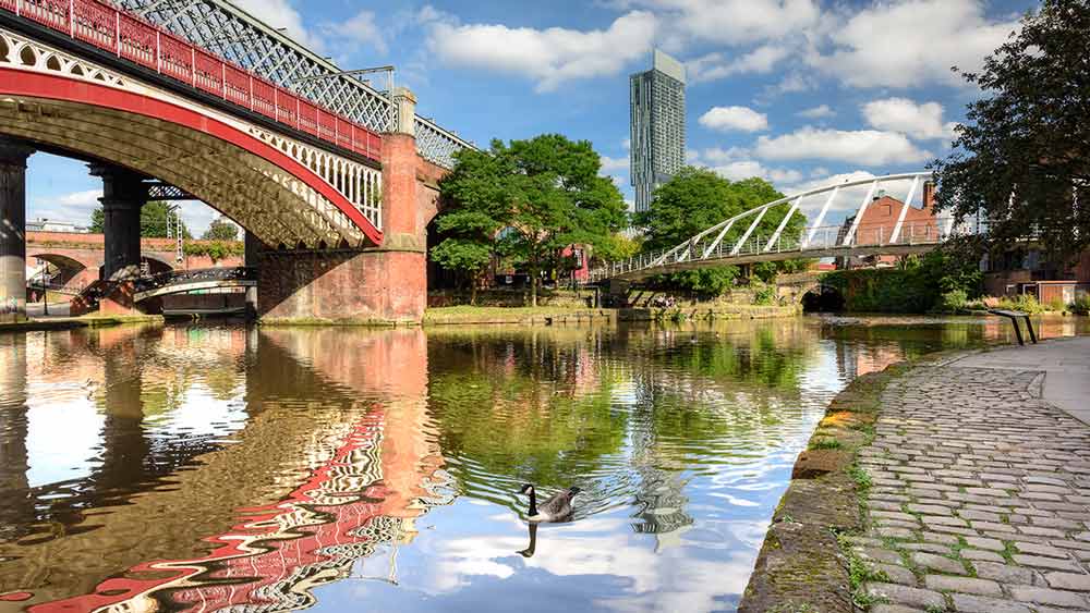 Castlefield Basin Manchester England