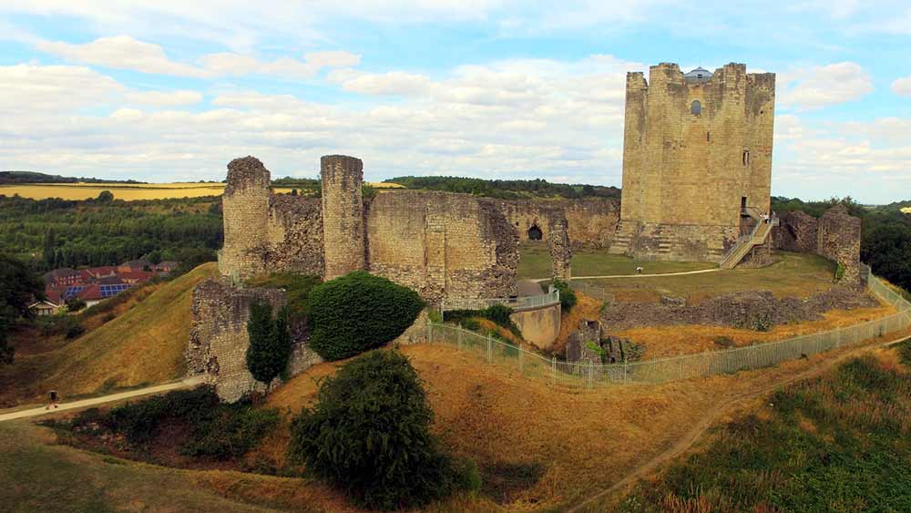 Château de Conisbrough à Doncaster, Angleterre