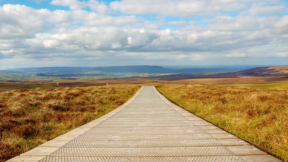 Le parc de montagne de Cuilcagh dans le comté de Fermanagh